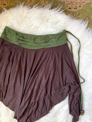 LUNAR PIXIE SKIRT - BROWN