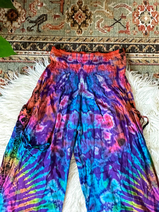 NOVA WIDE LEG TROUSERS - PURPLE