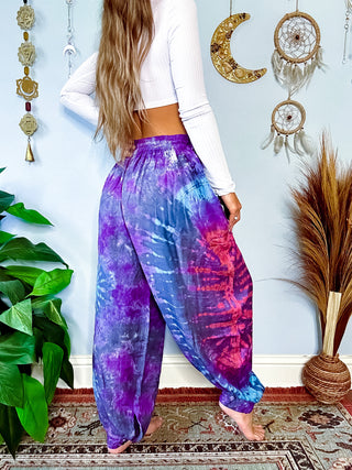 MILO HAREM TROUSERS - PURPLE