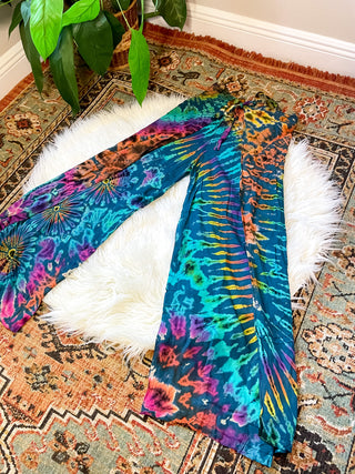 TWILA WRAP PANTS - TEAL