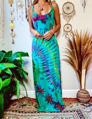 AURORA DRESS - GREEN