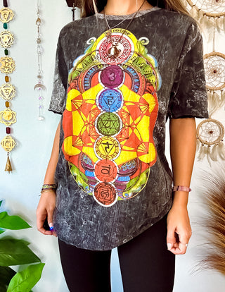 CHAKRA STONEWASH T-SHIRT