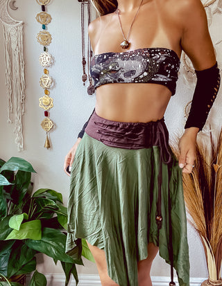 LUNAR PIXIE SKIRT - GREEN