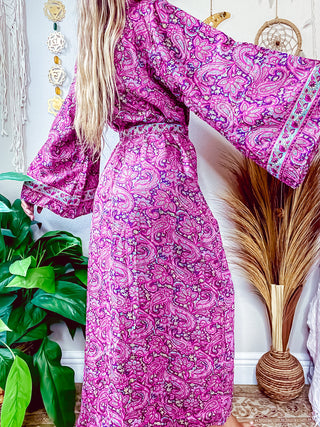 SILK PAISLEY KIMONO