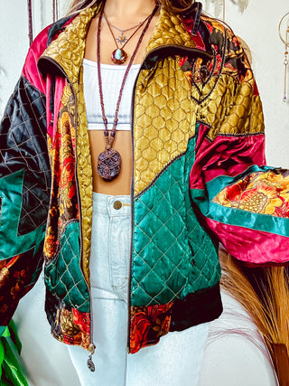 VINTAGE PATCHWORK WINDBREAKER