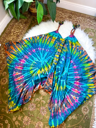 BLUE UNDERTONE TIE DYE JUMPSUIT