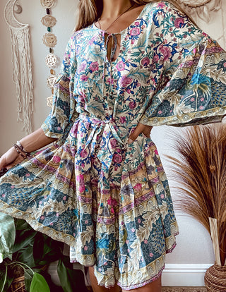 FLORAL MINI DRESS