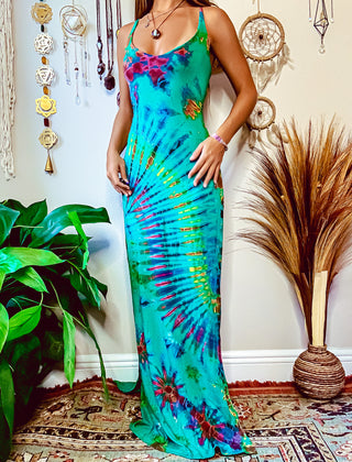 AURORA DRESS - GREEN