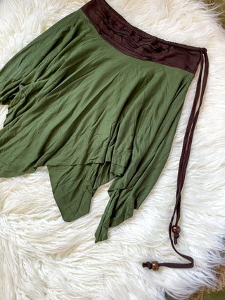 LUNAR PIXIE SKIRT - GREEN