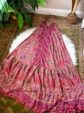 PAISLEY TIERED DRESS