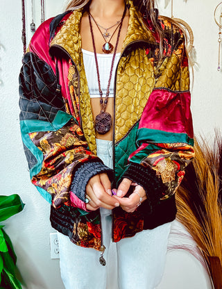 VINTAGE PATCHWORK WINDBREAKER