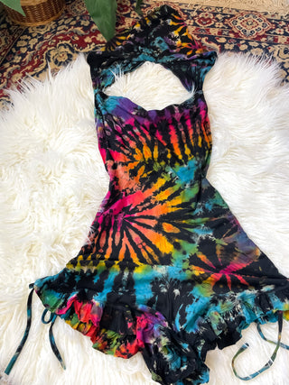 CORA HOODED ROMPER - BLACK
