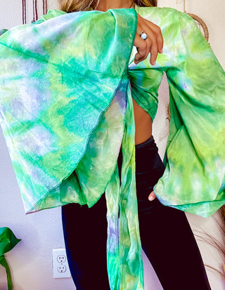 BELL SLEEVE TIE DYE TOP - COLLAB W/ LORI