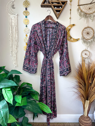 SILK PAISLEY KIMONO