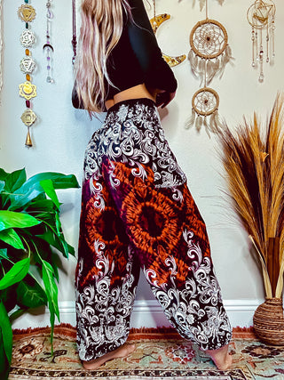 XENA HAREM TROUSERS - RUST
