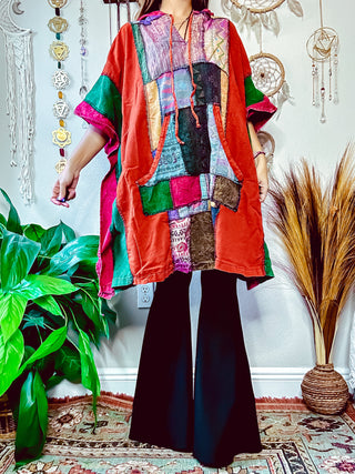 FORESTER HOODED PONCHO