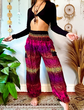 BEATRIX HAREM TROUSERS- PINK