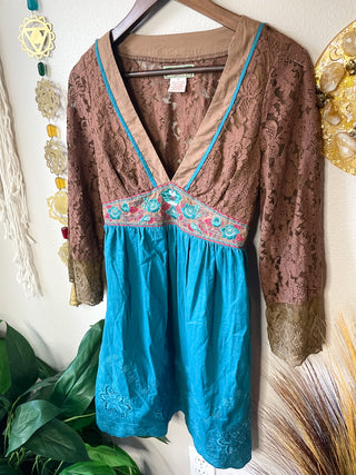 EMBROIDERED FAIRY DRESS