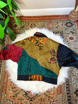 VINTAGE PATCHWORK WINDBREAKER