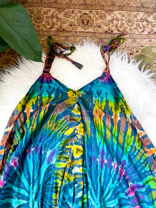 BLUE UNDERTONE TIE DYE JUMPSUIT