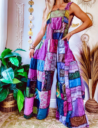 WOODLAND OVERALLS - BERRY TONED