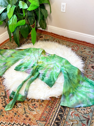 BELL SLEEVE TIE DYE TOP - COLLAB W/ LORI