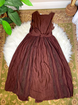 EMBROIDERED MULTI TONED FAIRCORE DRESS
